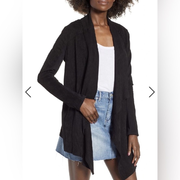 NWT BLANK NYC | Black Cloud Nine Drape Jacket - Size XS - Picture 2 of 6